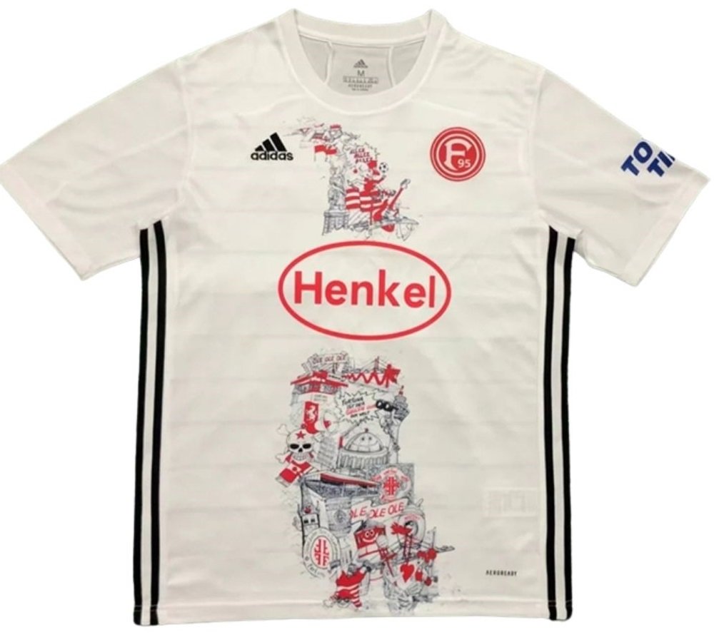 Camisa Fortuna Dusseldorf 2021 2022 Adidas oficial Especial